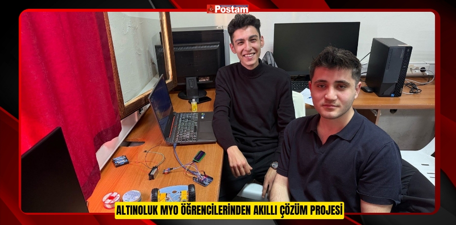 Altınoluk MYO öğrencilerinden akıllı çözüm projesi  