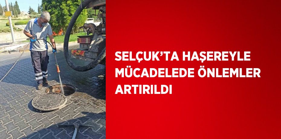 SELÇUK’TA HAŞEREYLE MÜCADELEDE ÖNLEMLER ARTIRILDI