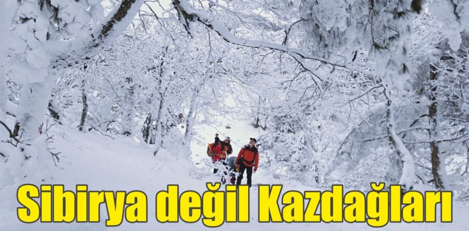 Sibirya değil Kazdağları