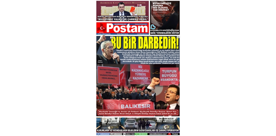 “BU BİR DARBEDİR!”