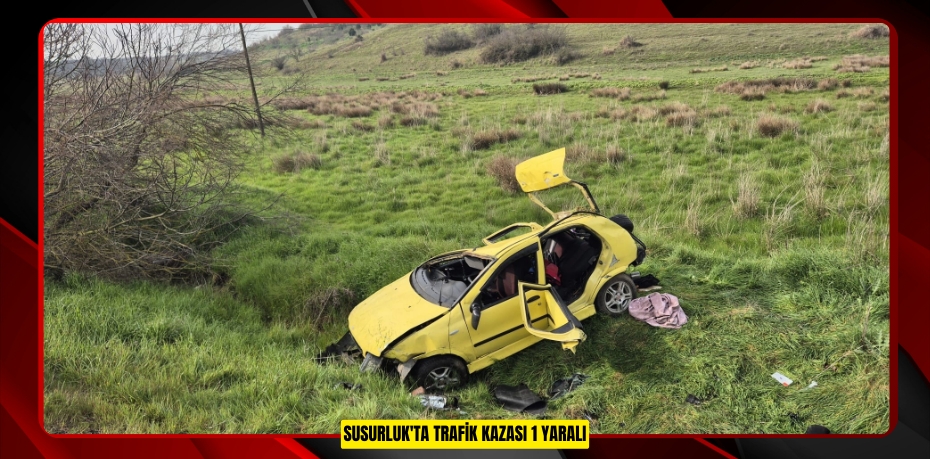 Susurluk'ta trafik kazası: 1 yaralı