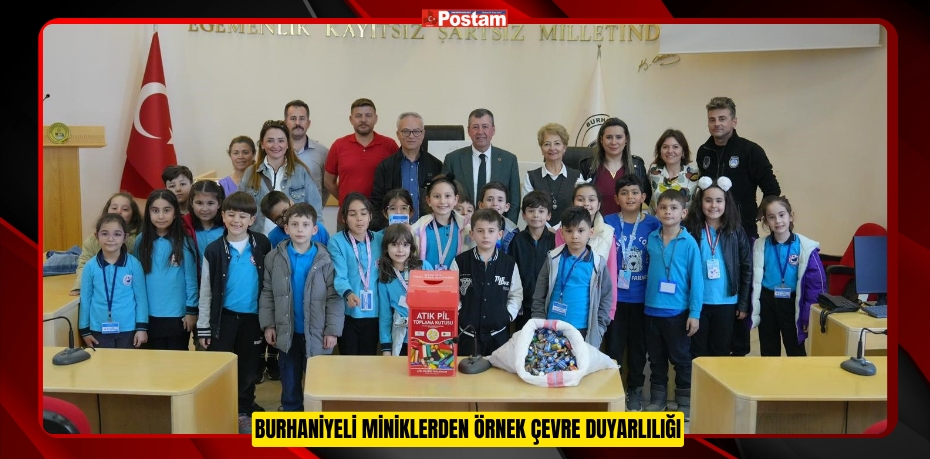 Burhaniyeli miniklerden örnek çevre duyarlılığı  