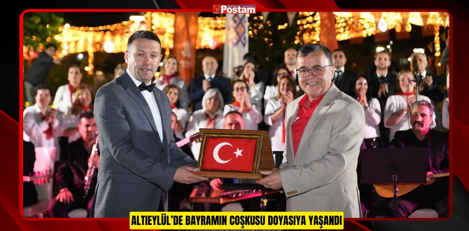 ALTIEYLÜL’DE BAYRAMIN COŞKUSU DOYASIYA YAŞANDI