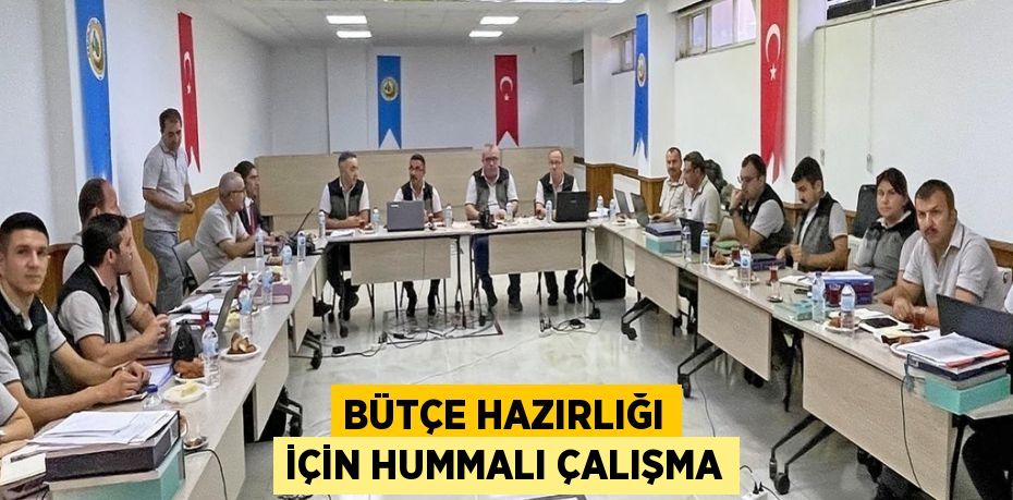 Bütçe hazırlığı için hummalı çalışma