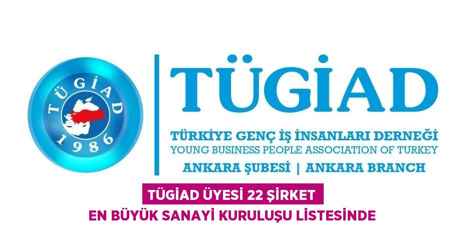 TÜGİAD Üyesi 22 Şirket en büyük sanayi kuruluşu listesinde