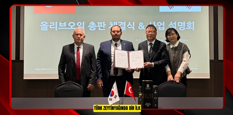 Türk zeytinyağında bir ilk