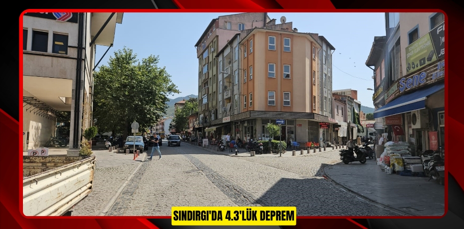 Sındırgı'da 4.3'lük deprem