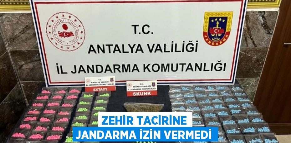 ZEHİR TACİRİNE JANDARMA İZİN VERMEDİ