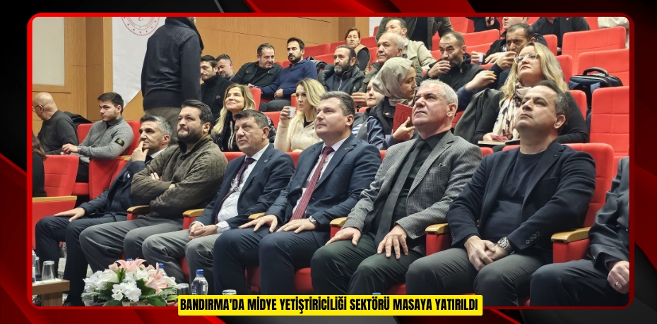 Bandırma'da midye yetiştiriciliği sektörü masaya yatırıldı  