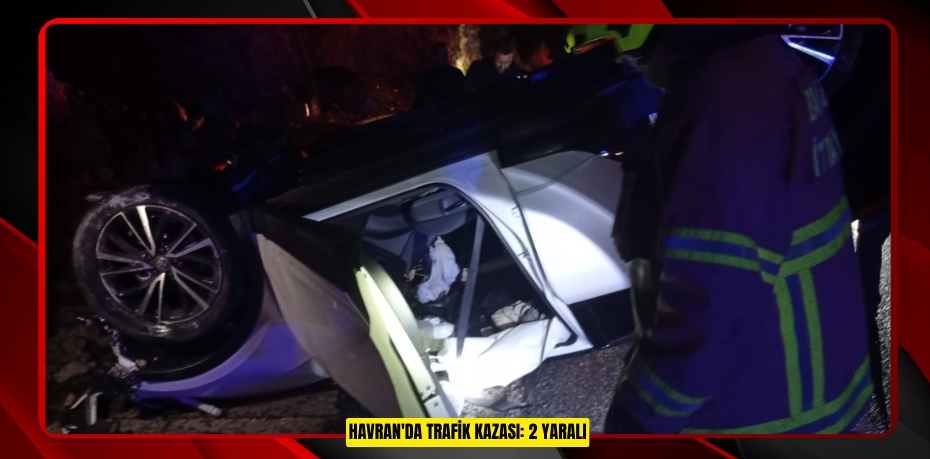Havran'da trafik kazası: 2 yaralı