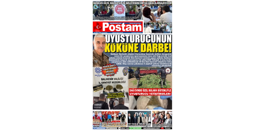 UYUŞTURUCUNUN KÖKÜNE DARBE!