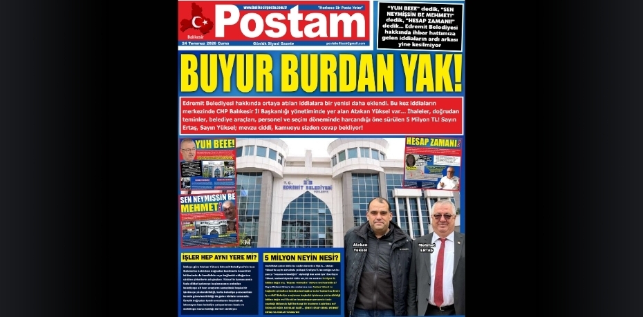 BUYUR BURDAN YAK!
