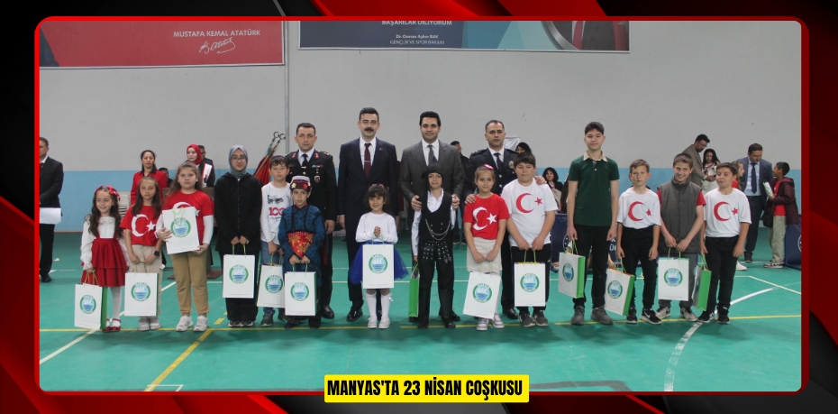 Manyas'ta 23 Nisan coşkusu 