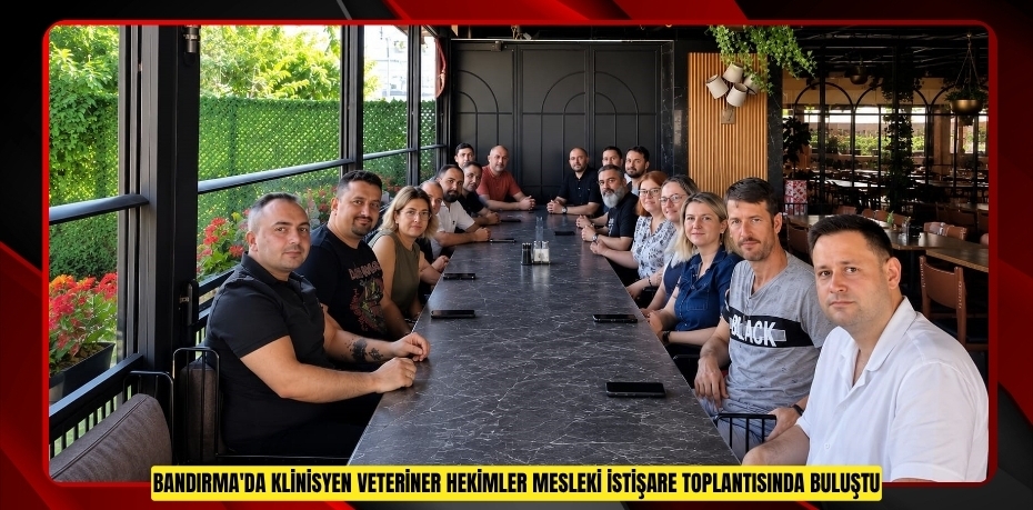 Bandırma'da klinisyen veteriner hekimler mesleki istişare toplantısında buluştu