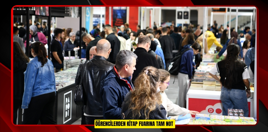 ÖĞRENCİLERDEN KİTAP FUARINA TAM NOT