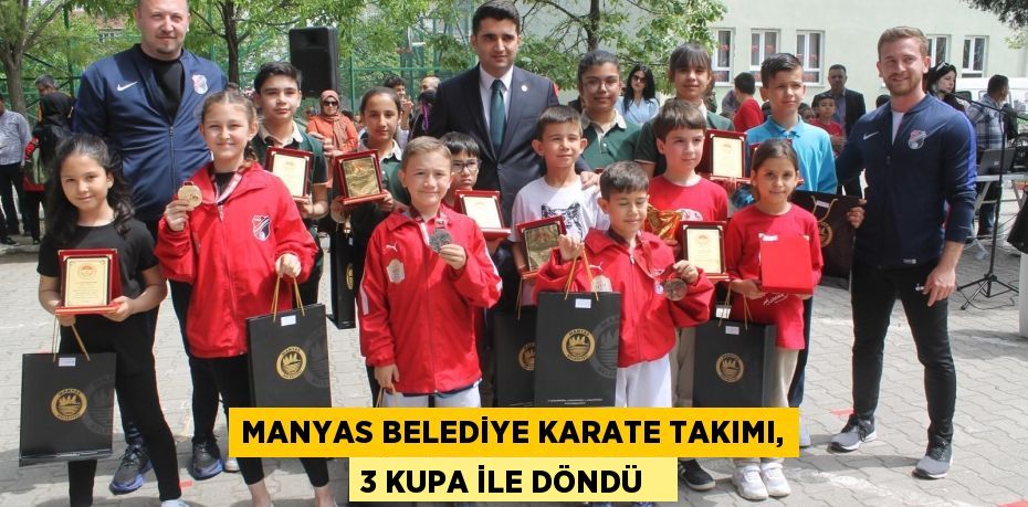Manyas Belediye Karate Takımı, 3 kupa ile döndü