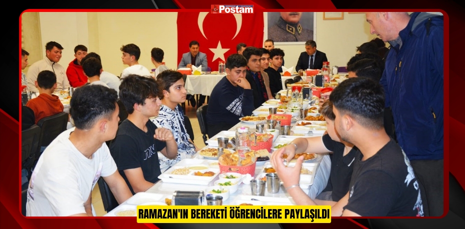 Ramazan'ın bereketi öğrencilere paylaşıldı  