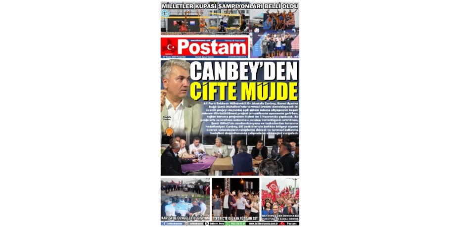 CANBEY'DEN ÇİFTE MÜJDE