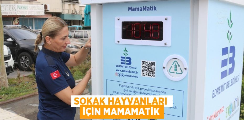 Sokak hayvanları için mamamatik