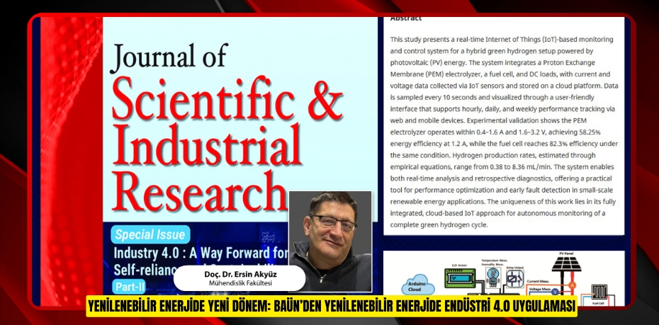 YENİLENEBİLİR ENERJİDE YENİ DÖNEM: BAÜN’DEN YENİLENEBİLİR ENERJİDE ENDÜSTRİ 4.0 UYGULAMASI