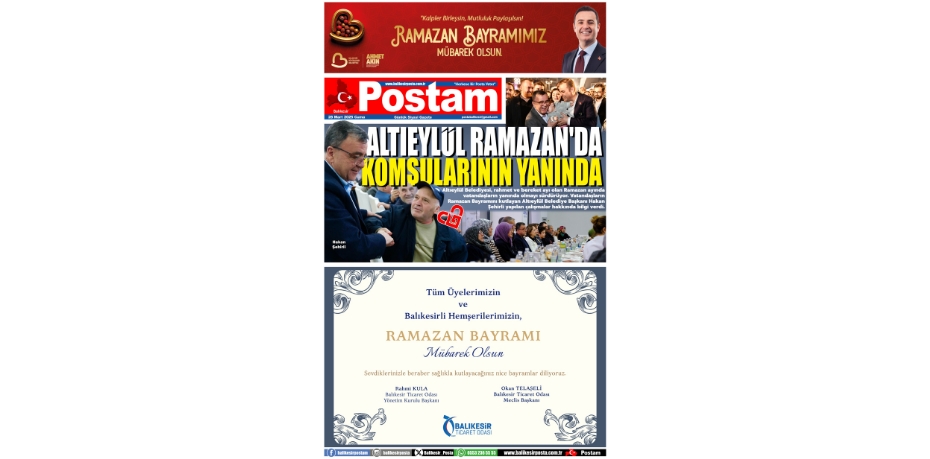 ALTIEYLÜL RAMAZAN'DA KOMŞULARININ YANINDA