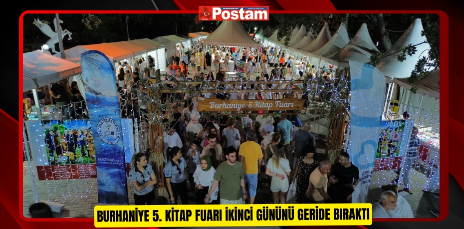 Burhaniye 5. Kitap Fuarı ikinci gününü geride bıraktı