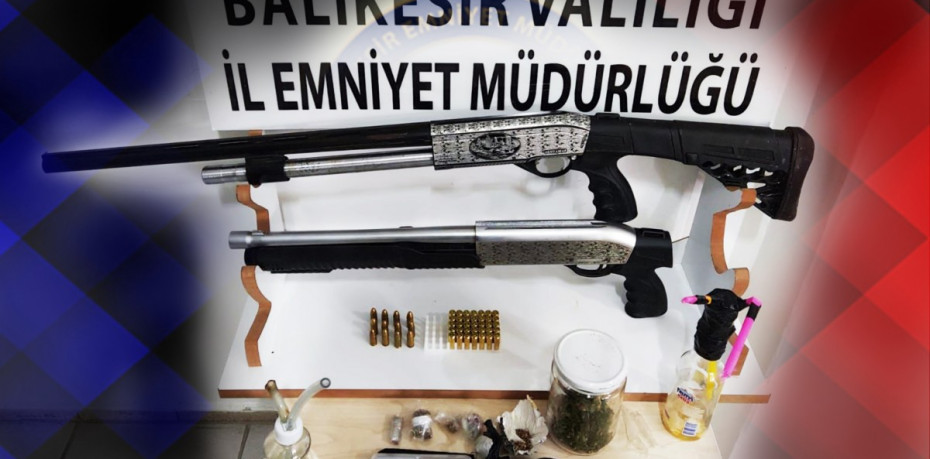 Balıkesir'de 251 şahıstan, 38'i tutuklandı