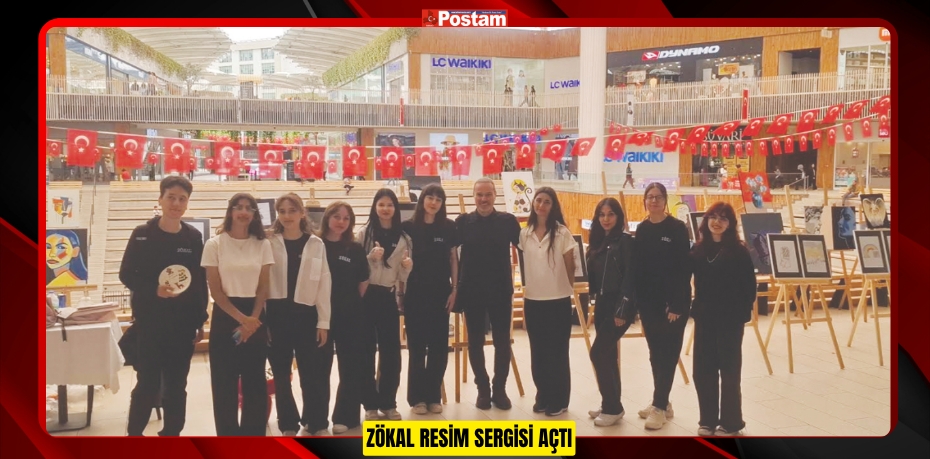 ZÖKAL RESİM SERGİSİ AÇTI
