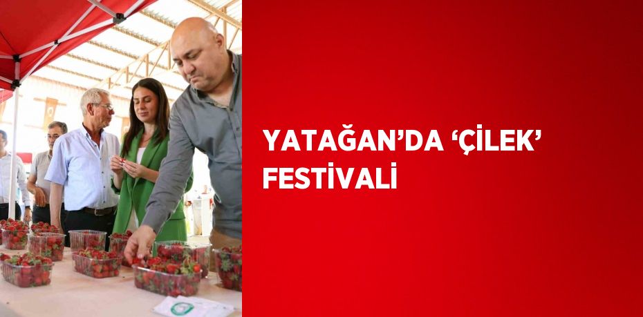 YATAĞAN’DA ‘ÇİLEK’ FESTİVALİ