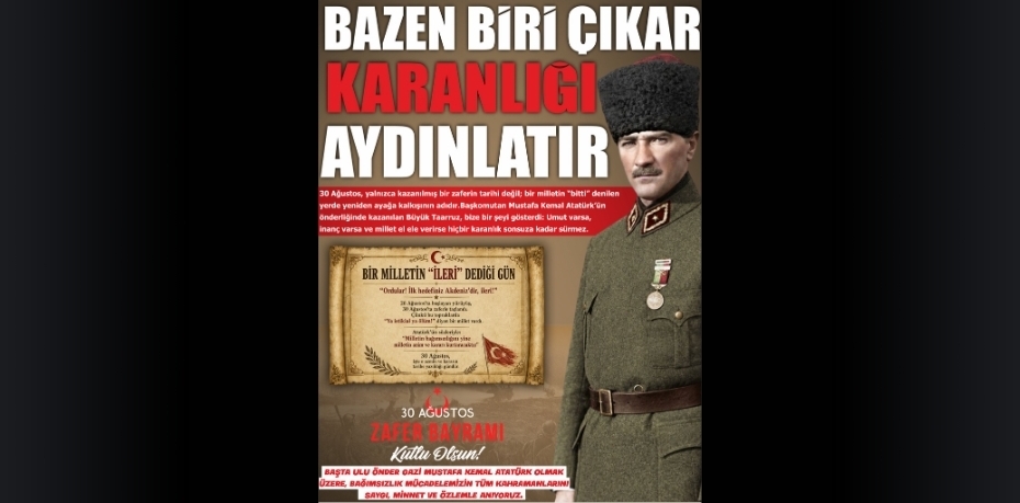 BAZEN BİRİ ÇIKAR KARANLIĞI AYDINLATIR