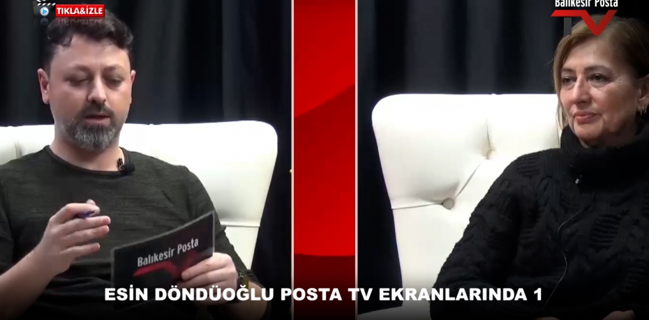 ESİN DÖNDÜOĞLU POSTA TV EKRANLARINDA  1