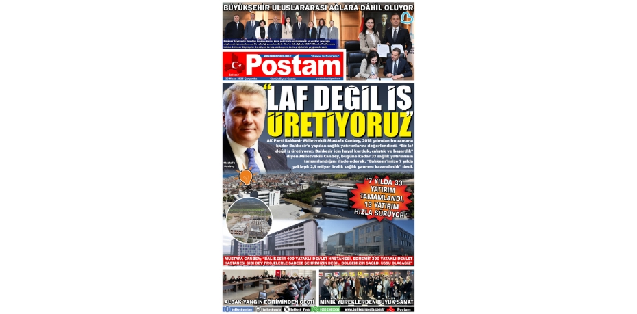 “LAF DEĞİL İŞ ÜRETİYORUZ”