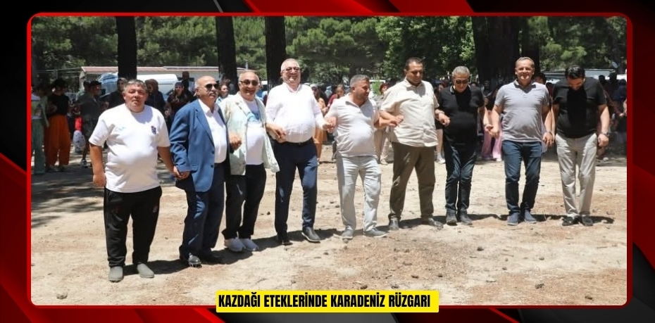 Kazdağı eteklerinde Karadeniz rüzgarı  