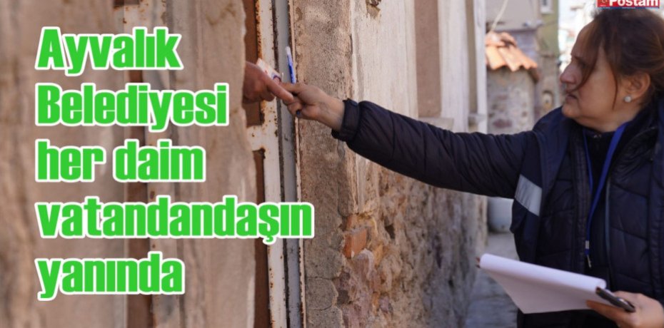 AYVALIK BELEDİYESİ KAPINIZDA, KARAKIŞTA DA YANINIZDA