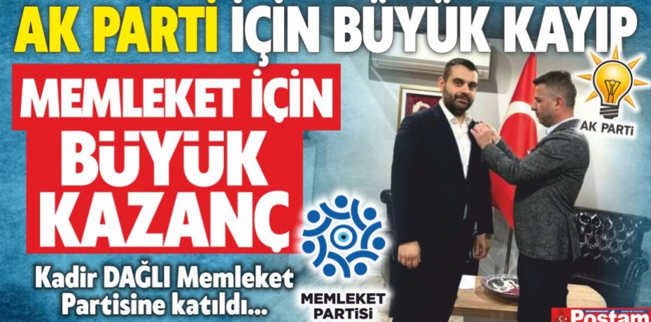AK PARTİ İÇİN BÜYÜK KAYIP MEMLEKET İÇİN BÜYÜK KAZANÇ...!
