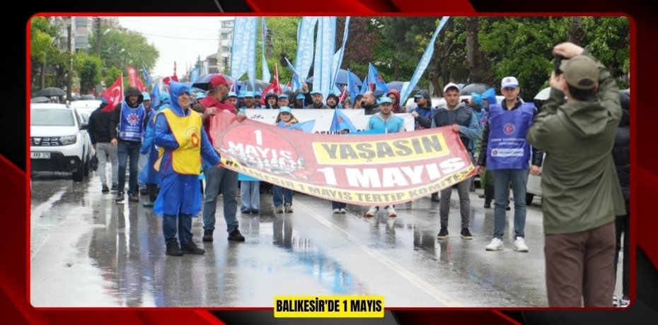 Balıkesir'de 1 Mayıs