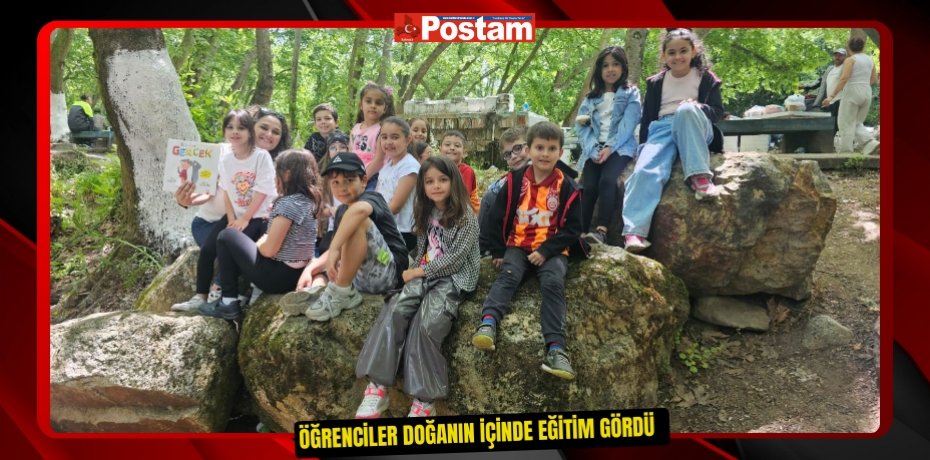 Öğrenciler doğanın içinde eğitim gördü  