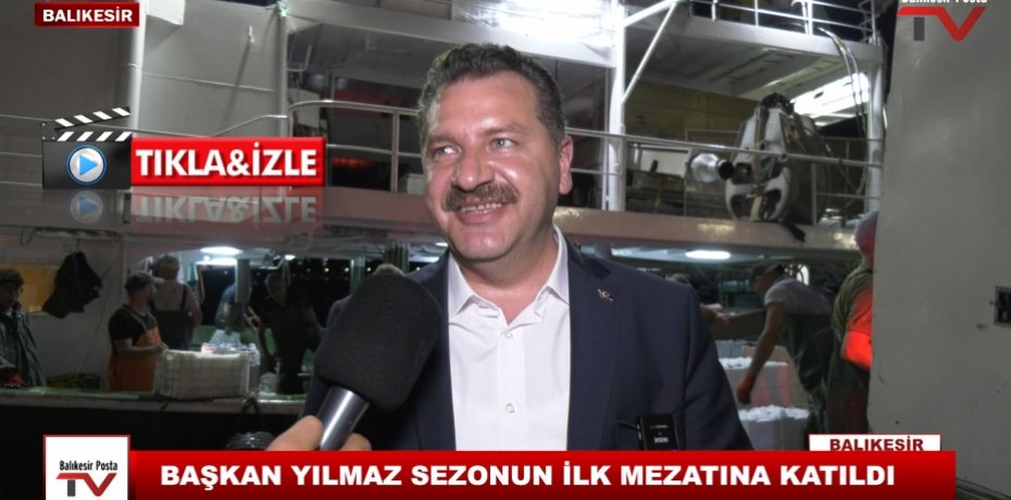 BAŞKAN YILMAZ SEZONUN İLK MEZATINA KATILDI