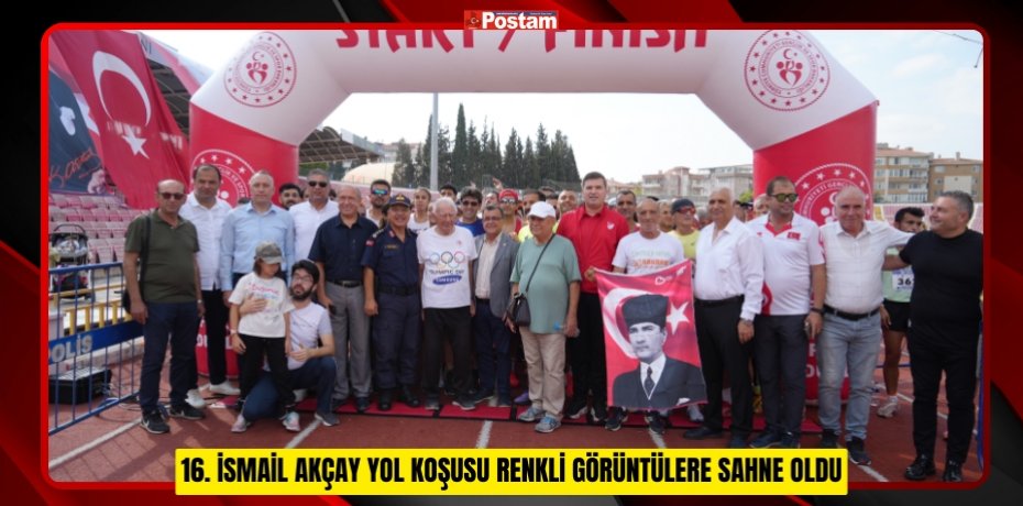 16. İsmail Akçay Yol Koşusu renkli görüntülere sahne oldu