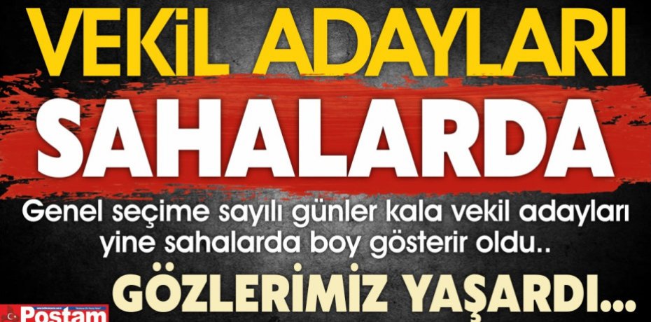 VEKİL ADAYLARI SAHALARDA...