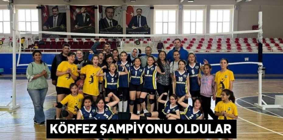 Körfez Şampiyonu oldular