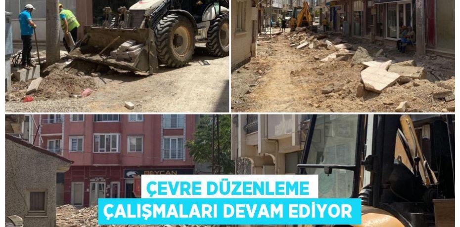 Çevre düzenleme çalışmaları devam ediyor