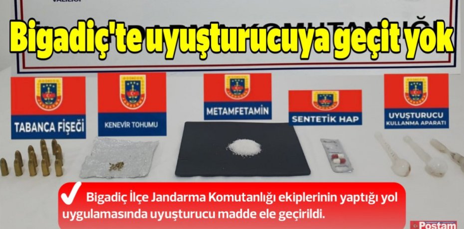 Bigadiç'te uyuşturucuya geçit yok