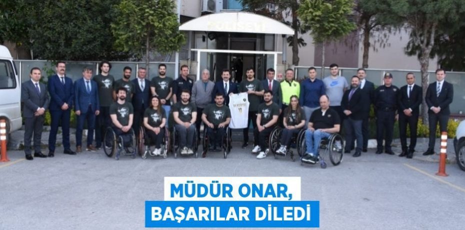Müdür Onar, Başarılar diledi