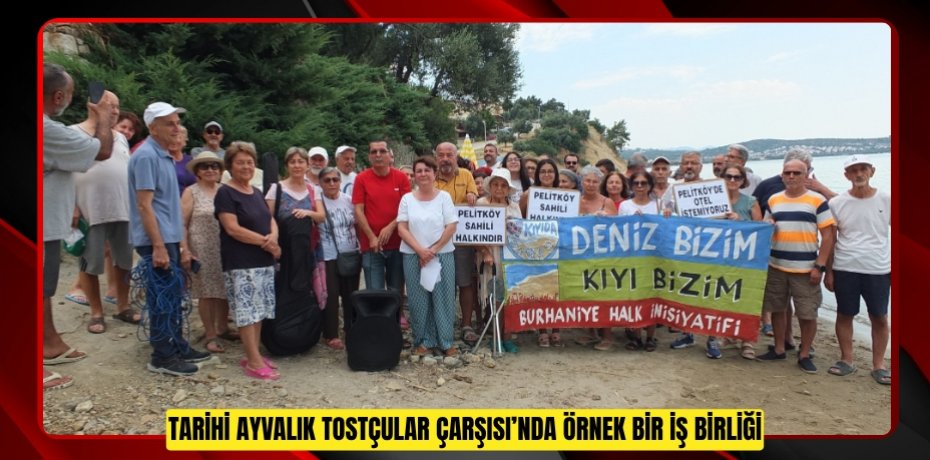 Balıkesir'de vatandaşlar kıyı işgaline tepki gösterdi  