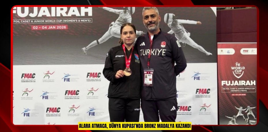 Alara Atmaca, Dünya Kupası’nda bronz madalya kazandı