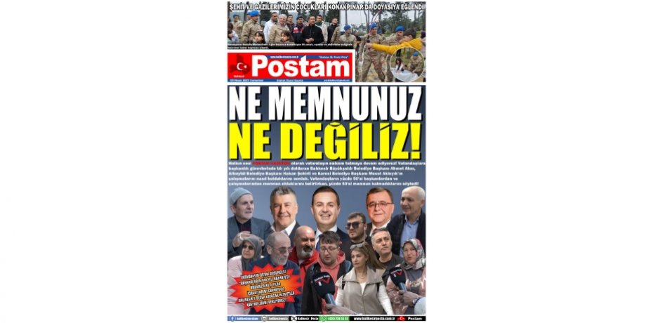 NE MEMNUNUZ NE DEĞİLİZ!