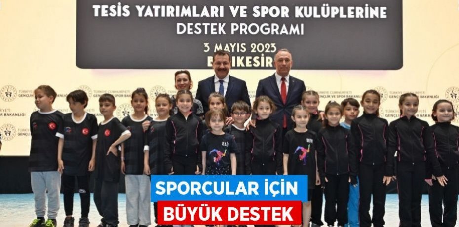 SPORCULAR İÇİN BÜYÜK DESTEK