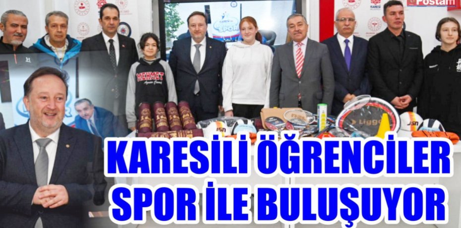 KARESİLİ ÖĞRENCİLER SPOR İLE BULUŞUYOR