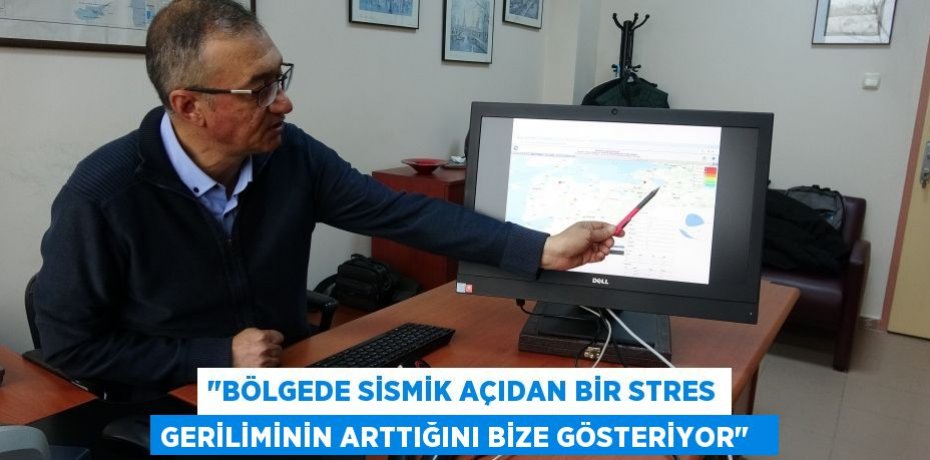"Bölgede sismik açıdan bir stres geriliminin arttığını bize gösteriyor"  